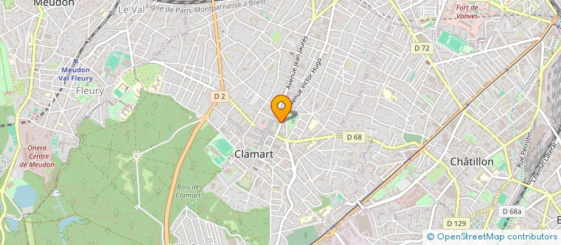localisation de l'entreprise MADAME MICHELLE DUSSAC à CLAMART