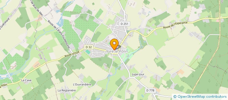 localisation de l'entreprise MADAME MICHELLE ECOLASSE  YVRE-LE-POLIN