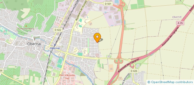 localisation de l'entreprise MADAME MICHELLE ENGEL  OBERNAI