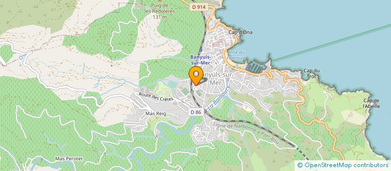 localisation de l'entreprise MADAME MICHELLE ESPINOS  BANYULS-SUR-MER
