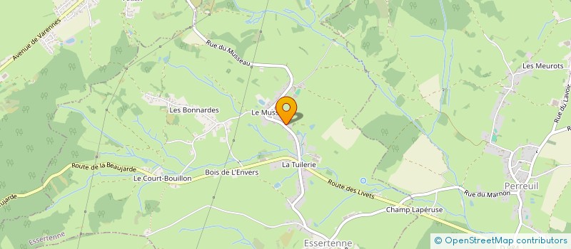 localisation de l'entreprise MADAME MICHELLE EVRARD  ESSERTENNE