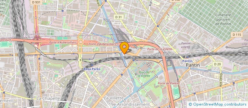 localisation de l'entreprise MADAME MICHELLE FANFANT  PARIS