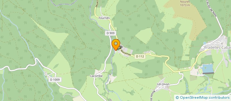 localisation de l'entreprise MADAME MICHELLE FARGUES  PRADELLES-CABARDES