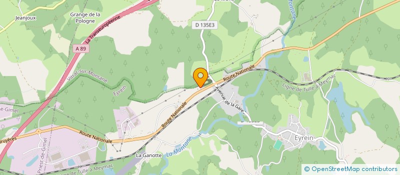 localisation de l'entreprise MADAME MICHELLE FAURE  EYREIN