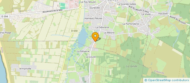 localisation de l'entreprise MADAME MICHELLE FAUVEL  CREANCES