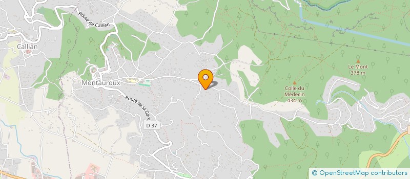 localisation de l'entreprise MADAME MICHELLE FAWCETT  MONTAUROUX