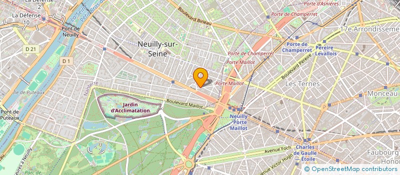 localisation de l'entreprise MADAME MICHELLE FHIMA à NEUILLY-SUR-SEINE