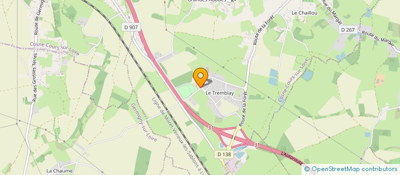 localisation de l'entreprise MADAME MICHELLE FONTANILLES  CHAULGNES