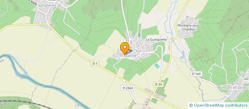 localisation de l'entreprise MADAME MICHELLE FORTANIER  CHATILLON-SUR-MARNE