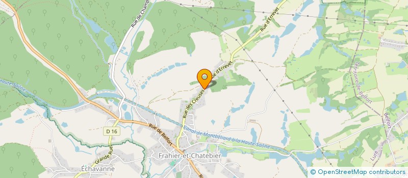 localisation de l'entreprise MADAME MICHELLE FOURCAUDOT  FRAHIER-ET-CHATEBIER