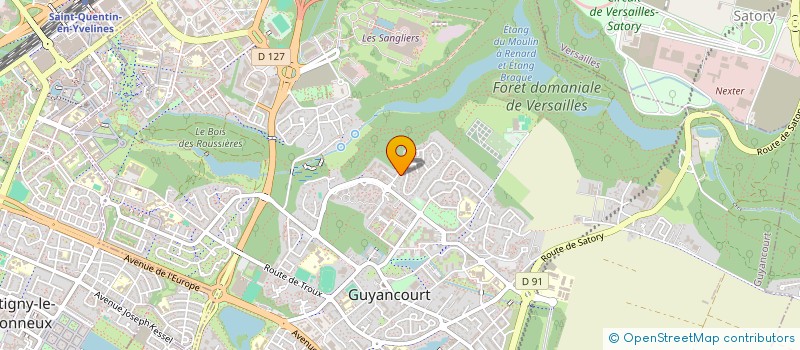 localisation de l'entreprise MADAME MICHELLE FRERE  GUYANCOURT