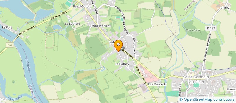 localisation de l'entreprise MADAME MICHELLE GAUDILLERE  OUROUX-SUR-SAONE