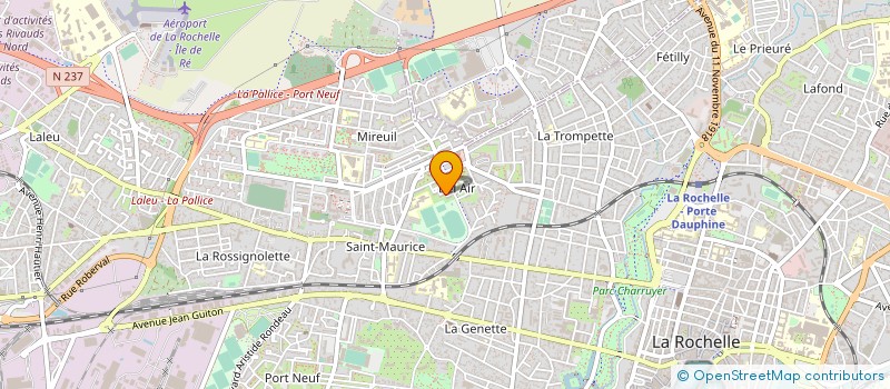 localisation de l'entreprise MADAME MICHELLE GENETEAU  LA ROCHELLE