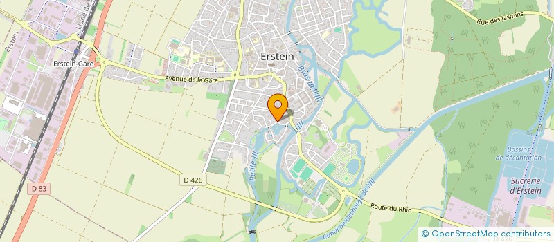 localisation de l'entreprise MADAME MICHELLE GILG  ERSTEIN