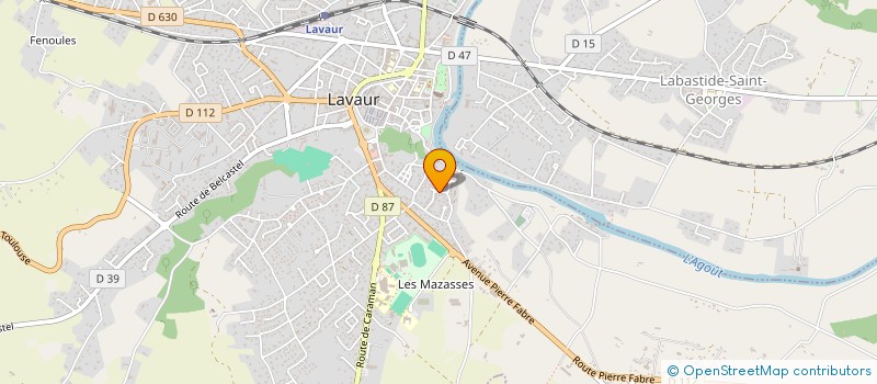 localisation de l'entreprise MADAME MICHELLE GILLES à LAVAUR