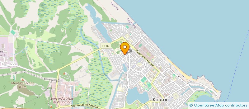 localisation de l'entreprise MADAME MICHELLE GOMBAUD  KOUROU