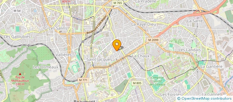 localisation de l'entreprise MADAME MICHELLE GOUGEON  CLERMONT-FERRAND