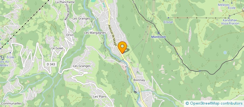 localisation de l'entreprise MADAME MICHELLE GRANDJACQUES  SAINT-GERVAIS-LES-BAINS