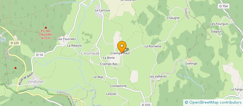 localisation de l'entreprise MADAME MICHELLE GRANIER  SALLEDES