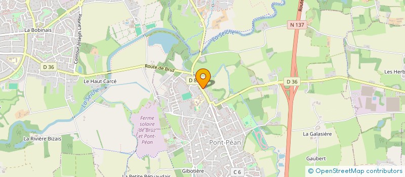 localisation de l'entreprise MADAME MICHELLE GREGY  PONT-PEAN