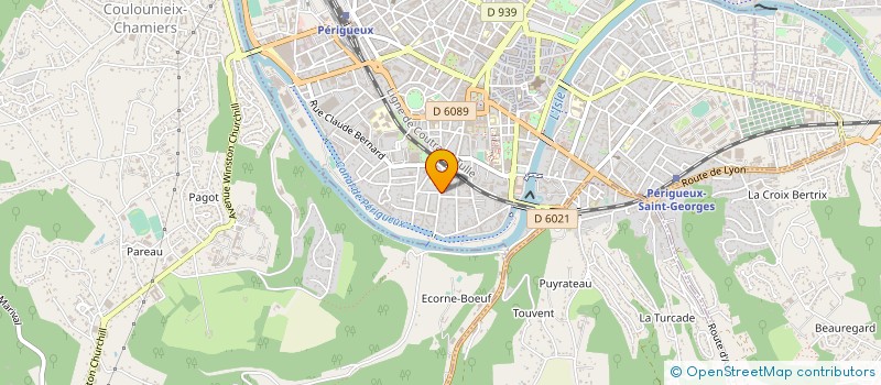 localisation de l'entreprise MADAME MICHELLE GRELLETTY à PERIGUEUX
