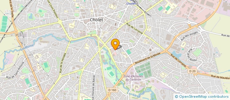 localisation de l'entreprise MADAME MICHELLE GRIMAUD à CHOLET