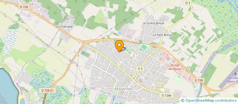 localisation de l'entreprise MADAME MICHELLE GUIGNET  MARENNES-HIERS-BROUAGE