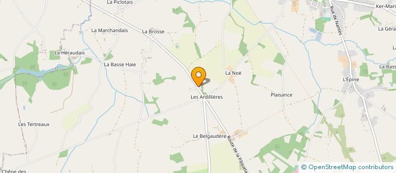 localisation de l'entreprise MADAME MICHELLE GUILLARD à NOTRE-DAME-DES-LANDES