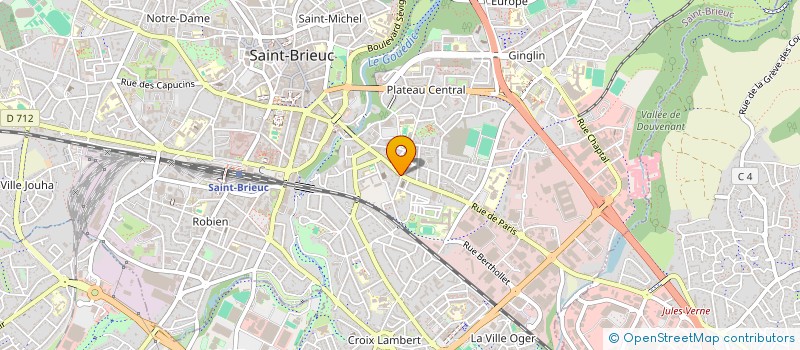 localisation de l'entreprise MADAME MICHELLE HAMET à SAINT-BRIEUC