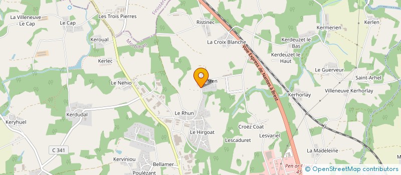 localisation de l'entreprise MADAME MICHELLE HELO à GUIDEL