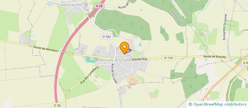 localisation de l'entreprise MADAME MICHELLE HENNEBERT  BOISSEY-LE-CHATEL