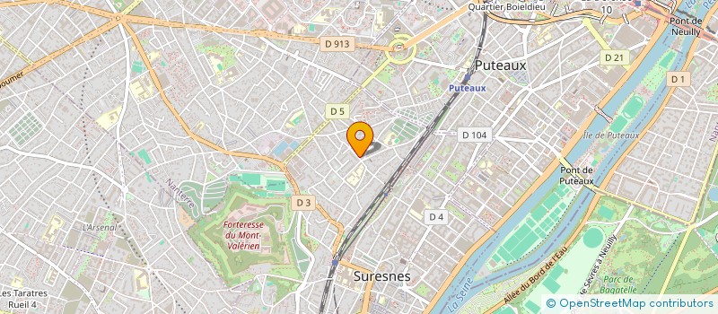 localisation de l'entreprise MADAME MICHELLE HENRY à SURESNES