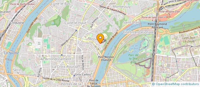 localisation de l'entreprise MADAME MICHELLE HOFFMANN  CALUIRE-ET-CUIRE