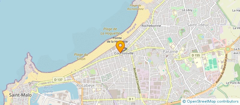 localisation de l'entreprise MADAME MICHELLE HOUMEAU  SAINT-MALO