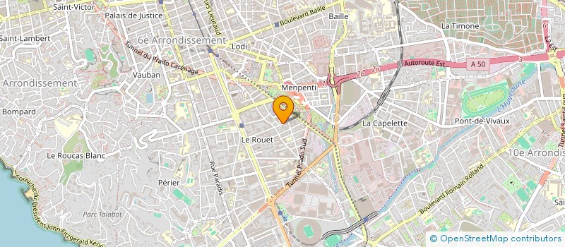 localisation de l'entreprise MADAME MICHELLE ISOARD  MARSEILLE