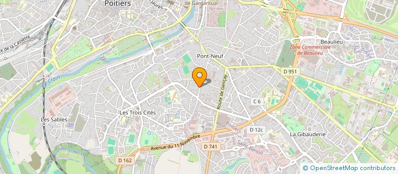 localisation de l'entreprise MADAME MICHELLE ISSALY  POITIERS