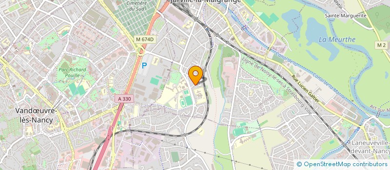 localisation de l'entreprise MADAME MICHELLE JACQUOT  JARVILLE-LA-MALGRANGE