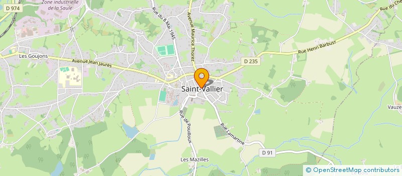 localisation de l'entreprise MADAME MICHELLE JANNIAUD à SAINT-VALLIER