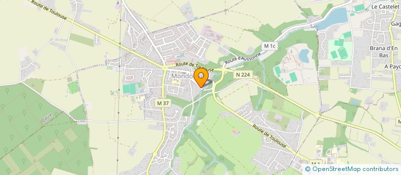 localisation de l'entreprise MADAME MICHELLE KENT  MONDONVILLE