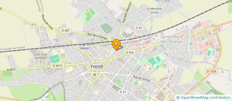 localisation de l'entreprise MADAME MICHELLE KERDAT à YVETOT