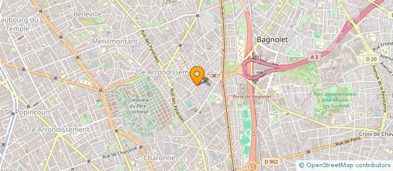 localisation de l'entreprise MADAME MICHELLE KESERWANY  PARIS