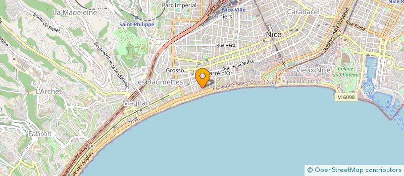 localisation de l'entreprise MADAME MICHELLE KHERSIS à NICE