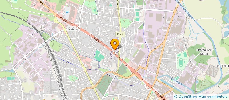 localisation de l'entreprise MADAME MICHELLE LAFOND  MABLY