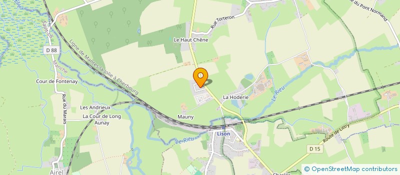 localisation de l'entreprise MADAME MICHELLE LAMOTTE  CARTIGNY L'EPINAY