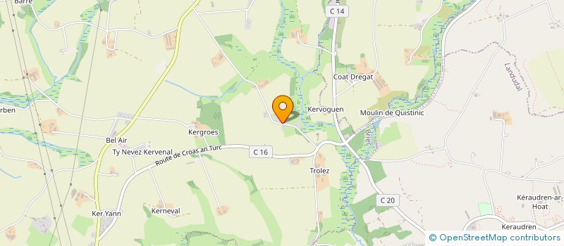 localisation de l'entreprise MADAME MICHELLE LE MAO  BRIEC