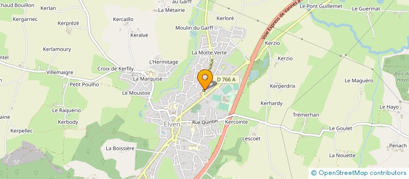 localisation de l'entreprise MADAME MICHELLE LE MEUR  LA TRINITE-SURZUR