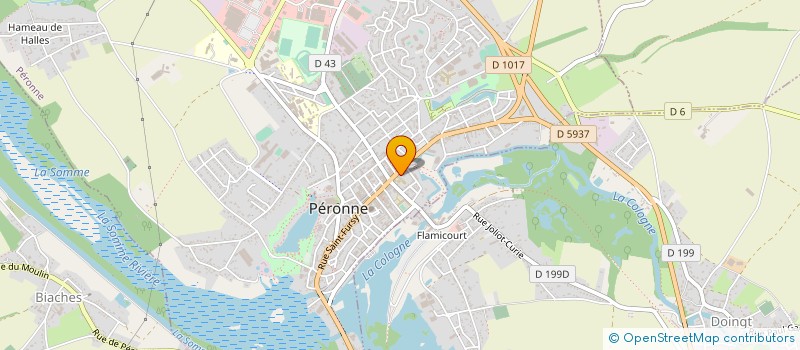localisation de l'entreprise MADAME MICHELLE LECOCQ à PERONNE