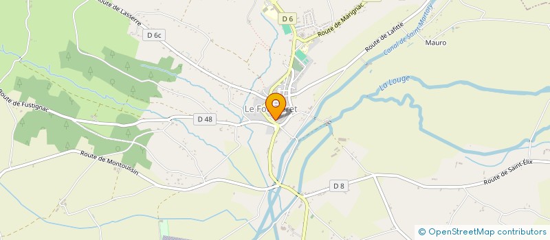 localisation de l'entreprise MADAME MICHELLE LEMAISTRE  LE FOUSSERET