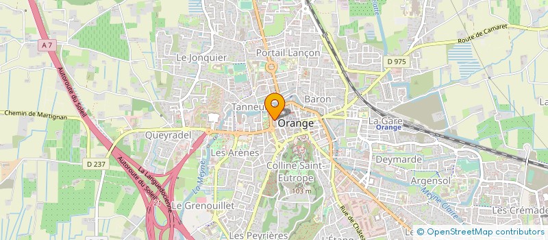 localisation de l'entreprise MADAME MICHELLE LEROUX à ORANGE