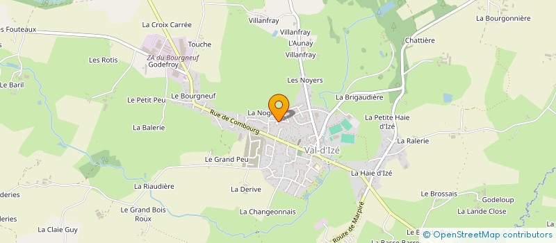 localisation de l'entreprise MADAME MICHELLE LEROY  VAL-D'IZE